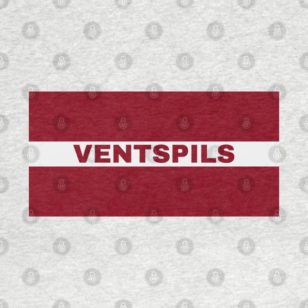 Ventspils City in Latvian Flag by aybe7elf